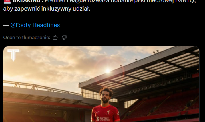 To ma być NOWA PIŁKA na mecze Premier League O.o